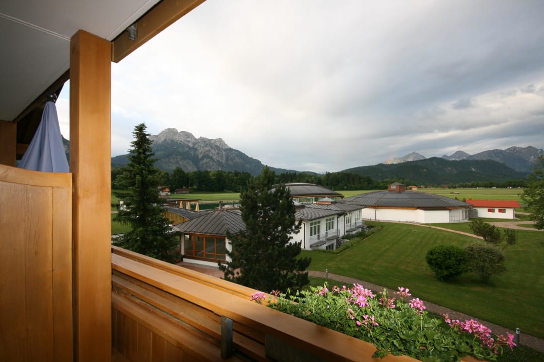 Aussicht vom Balkon Hotel König Ludwig