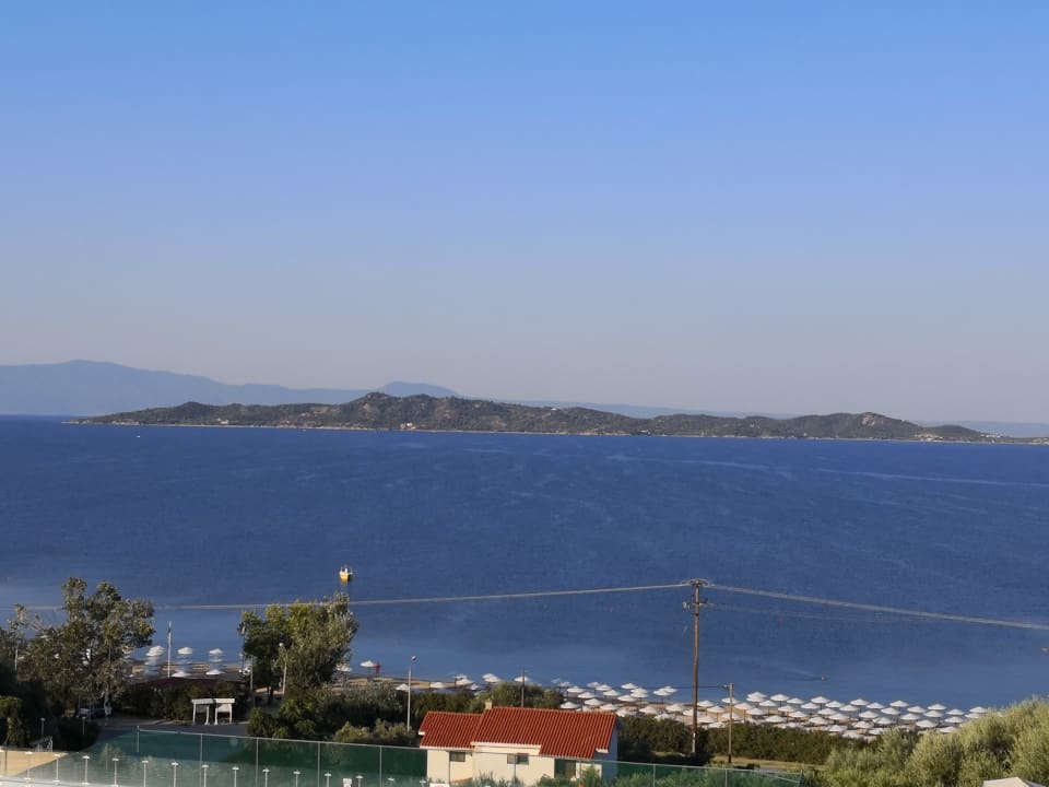 Ausblick Akrathos Beach Hotel