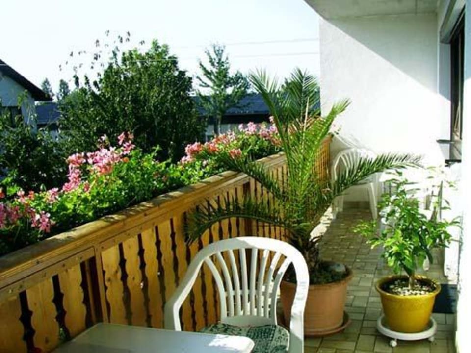 Balkon 1. Stock Haus Stuttgart
