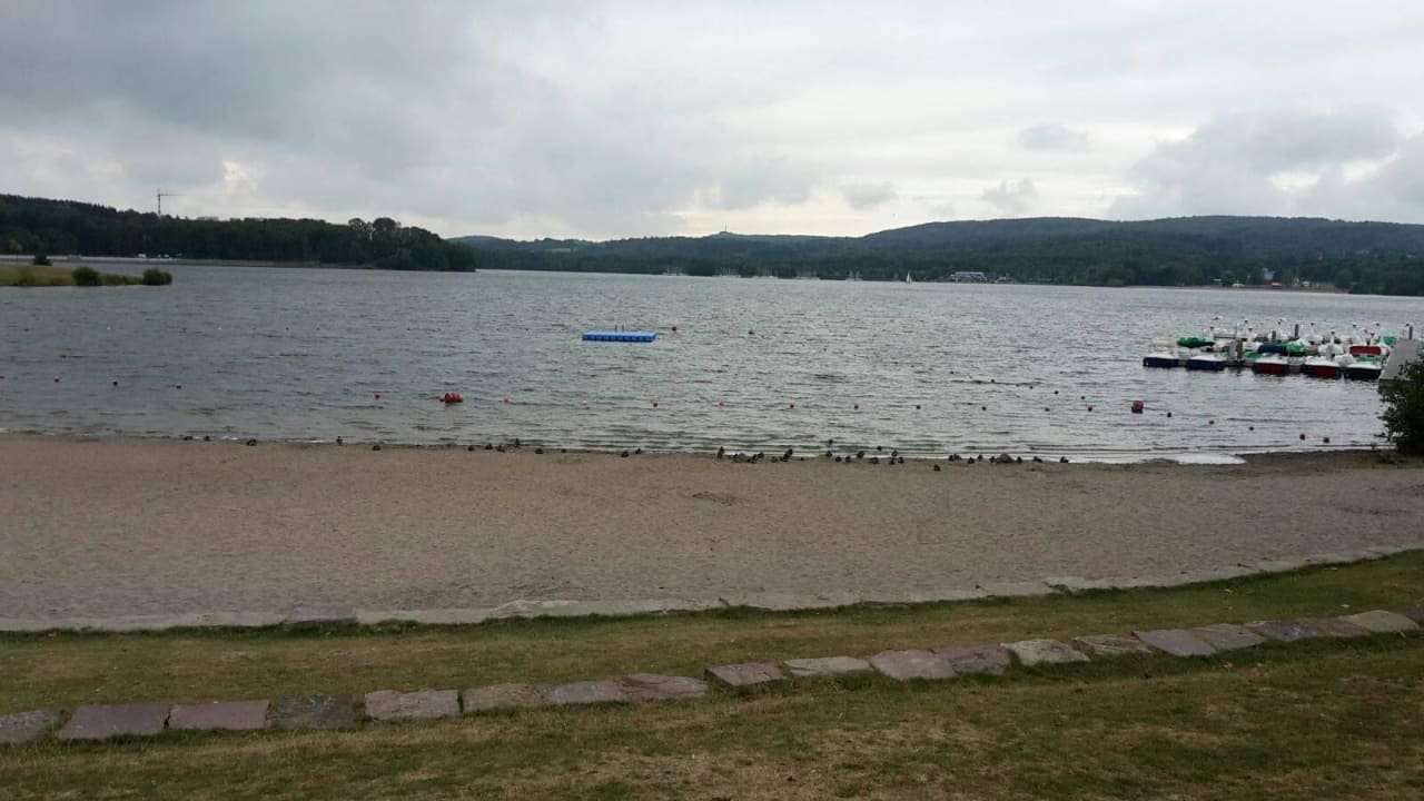 Strand vom Bostalsee Center Parcs Park Bostalsee