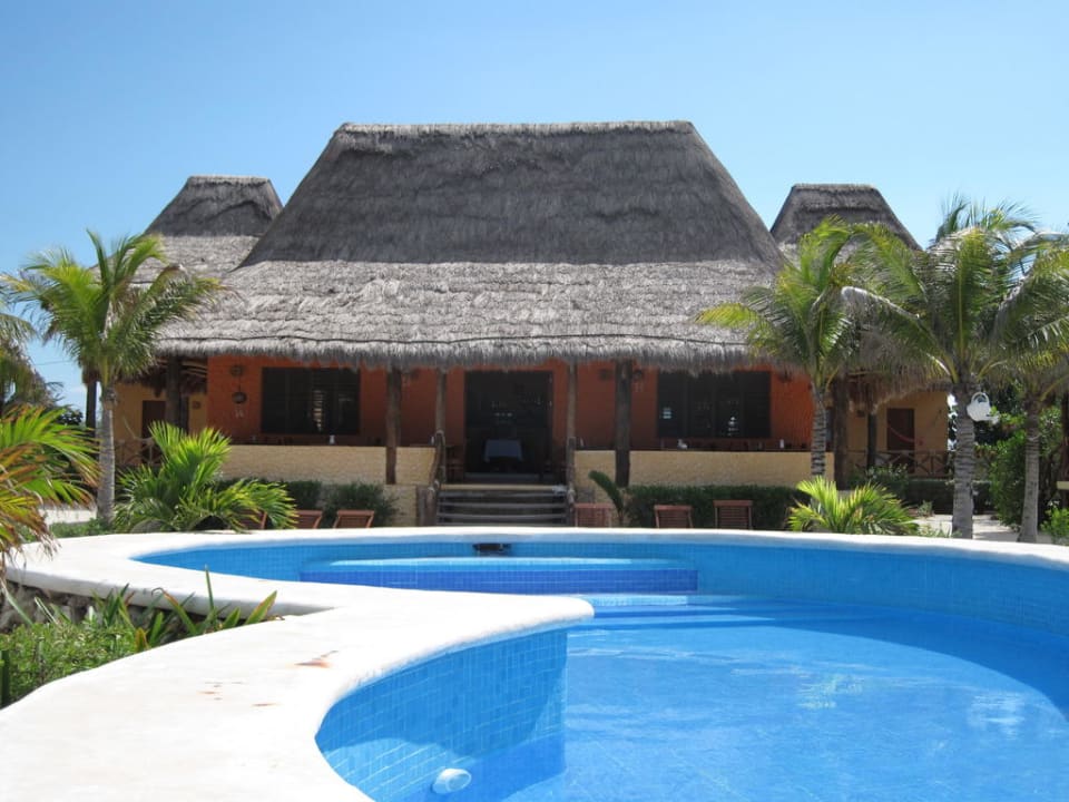 Pool/ Restaurant Hotel Villas Flamingos