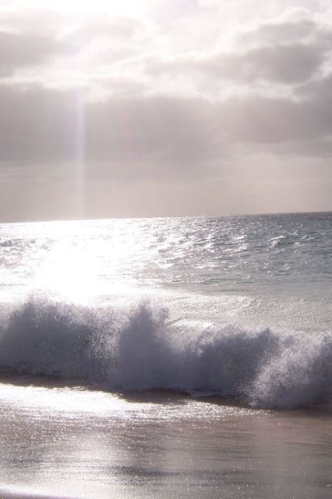 Strand abends Hotel Riu Funana