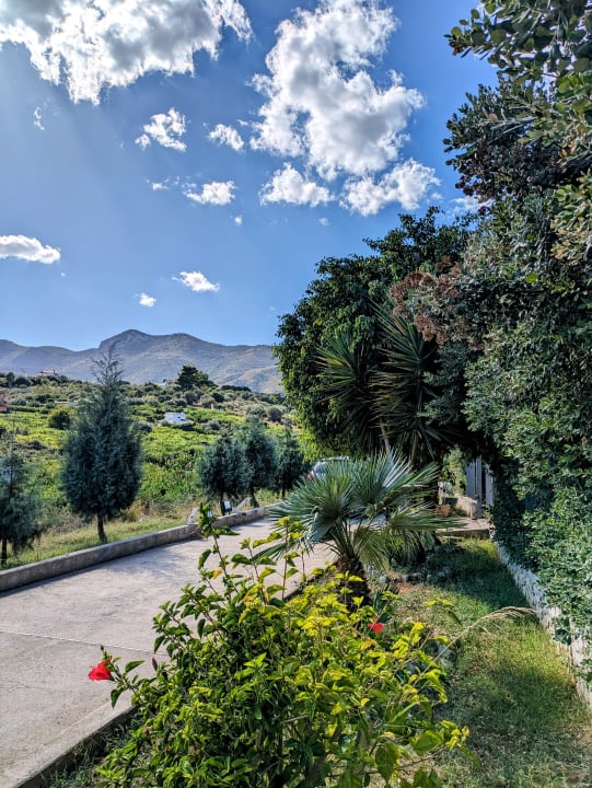 Ausblick Ferienhaus Puvogel