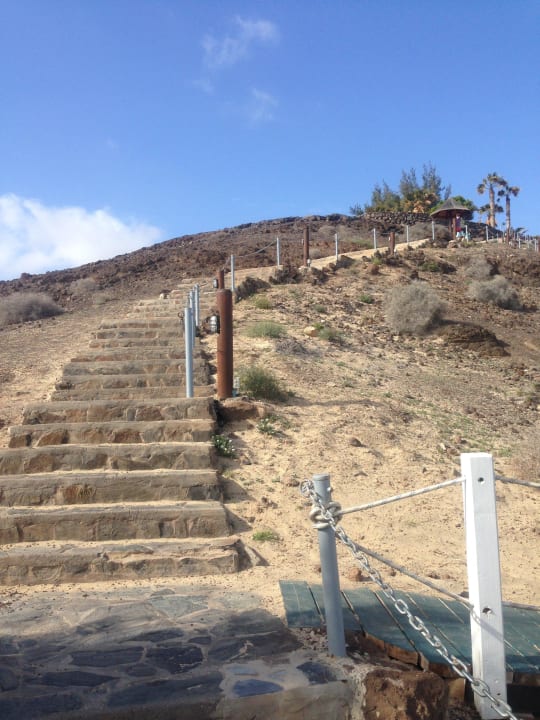 Treppe zum Club ROBINSON ESQUINZO PLAYA