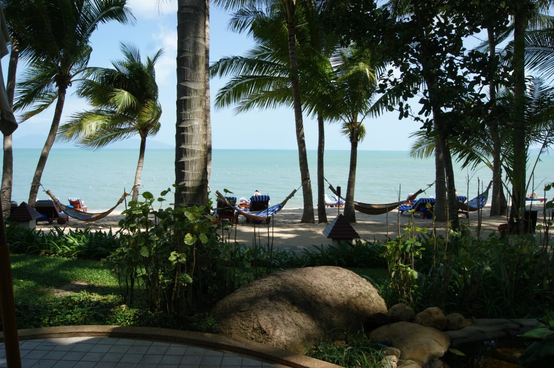 Blick von der Terrasse der Beachvilla Santiburi Koh Samui