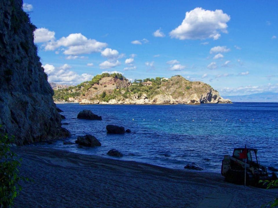 Hotelstrand am Nachmittag UNAHOTELS Capotaormina