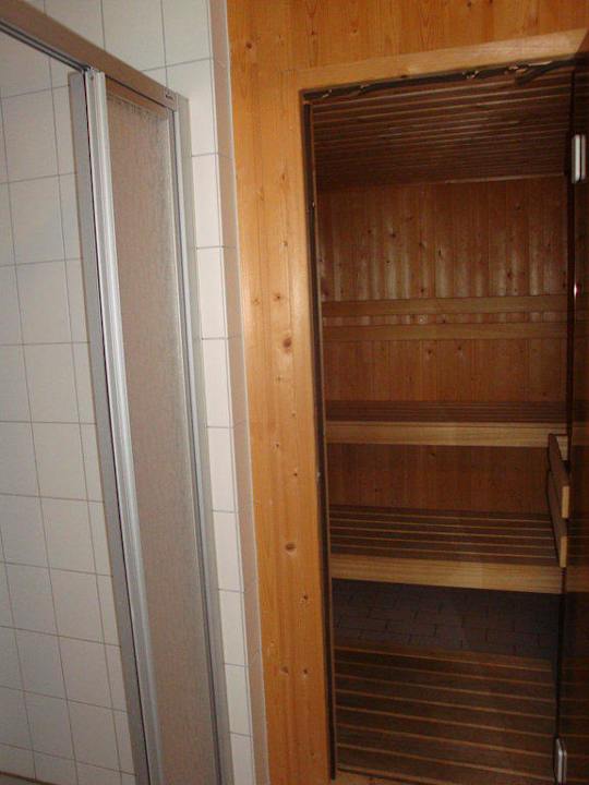Sauna und Dusche im Eg Hotel Scaldia Village