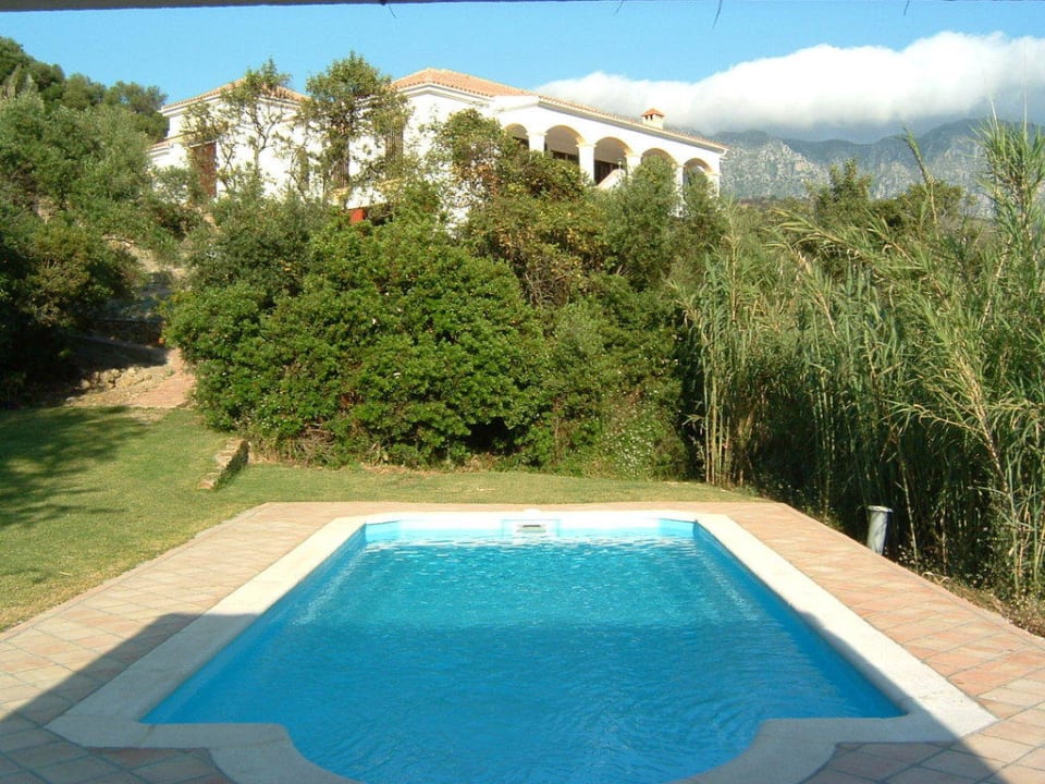 Ansicht West mit Pool Finca La Carrasca
