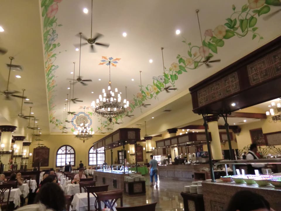 Das große Speiserestaurant Hotel Riu Tequila