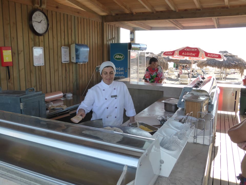 Gozleme au bar plage Voyage Belek Golf & Spa