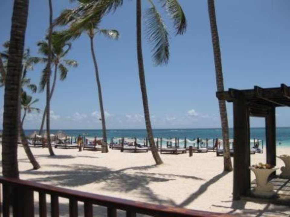 Blick von Strandbar Punta Cana Princess All Suites Resort & Spa