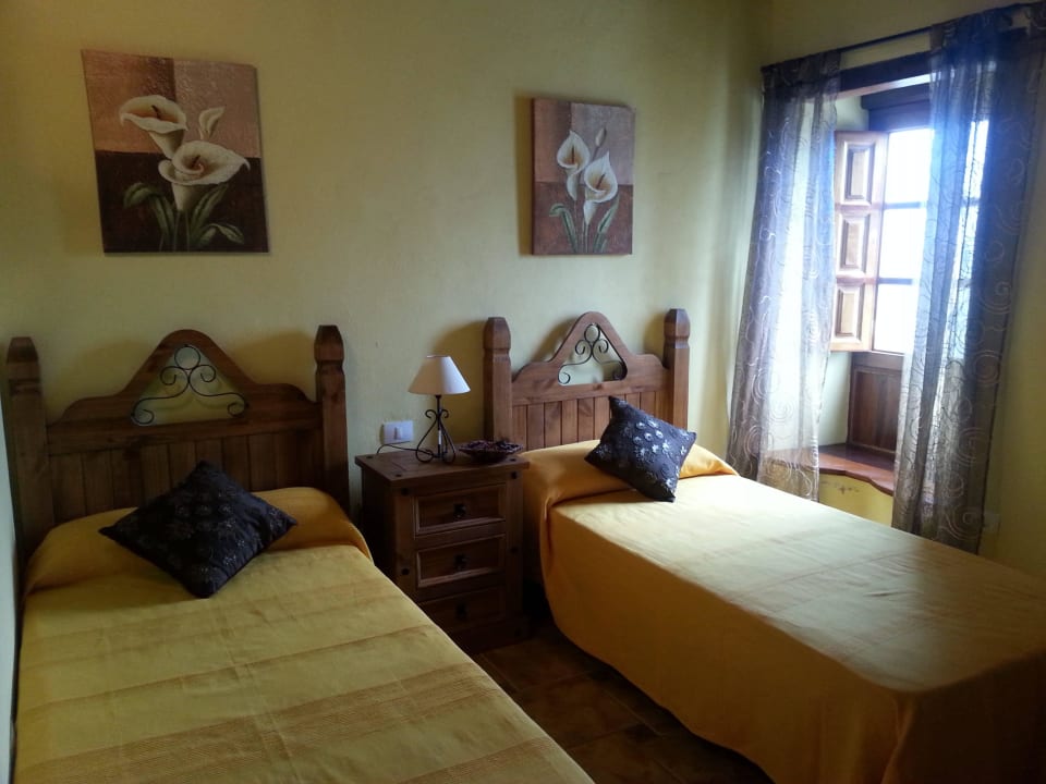 Schlafzimmer mit Doppelbett Landhaus Los Avestruces
