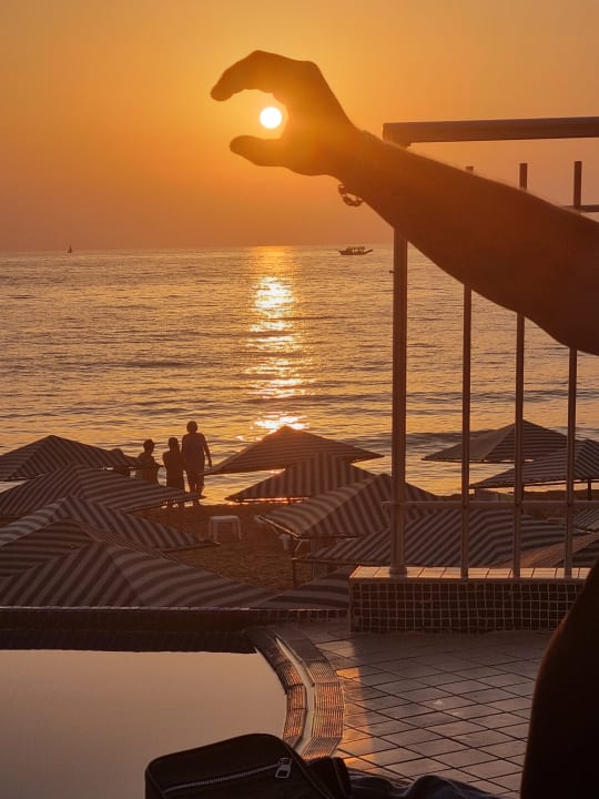 Ausblick Aska Hotel Just in Beach
