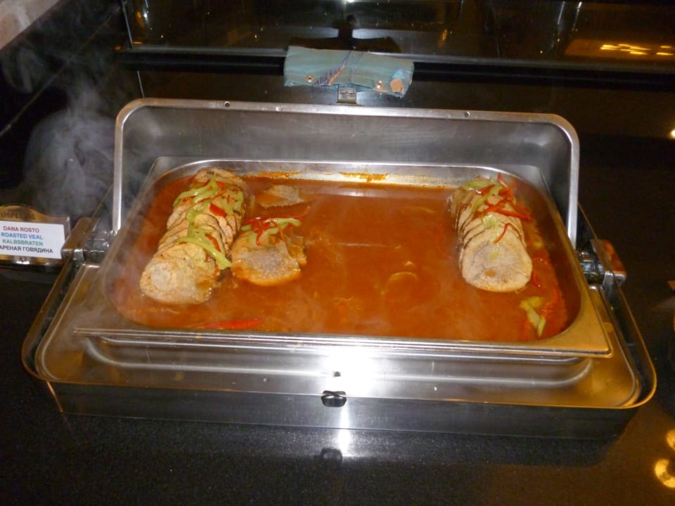 Das Buffet am Abend. Hotel Delphin Imperial