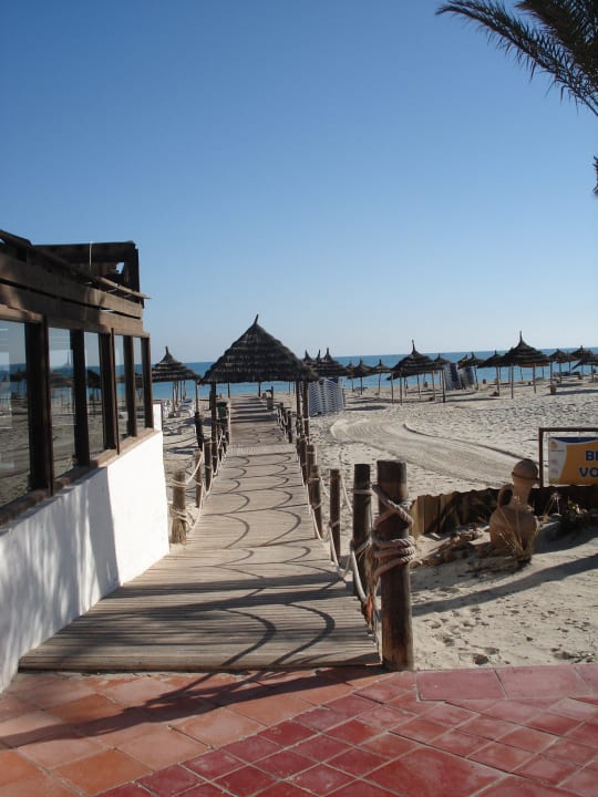 Weg zum Strand Hotel Fiesta Beach Djerba