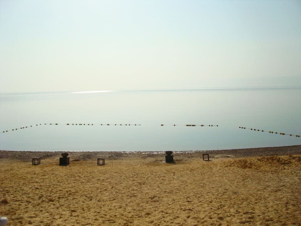 Strand mit Schlamm Schalen Holiday Inn Resort Dead Sea