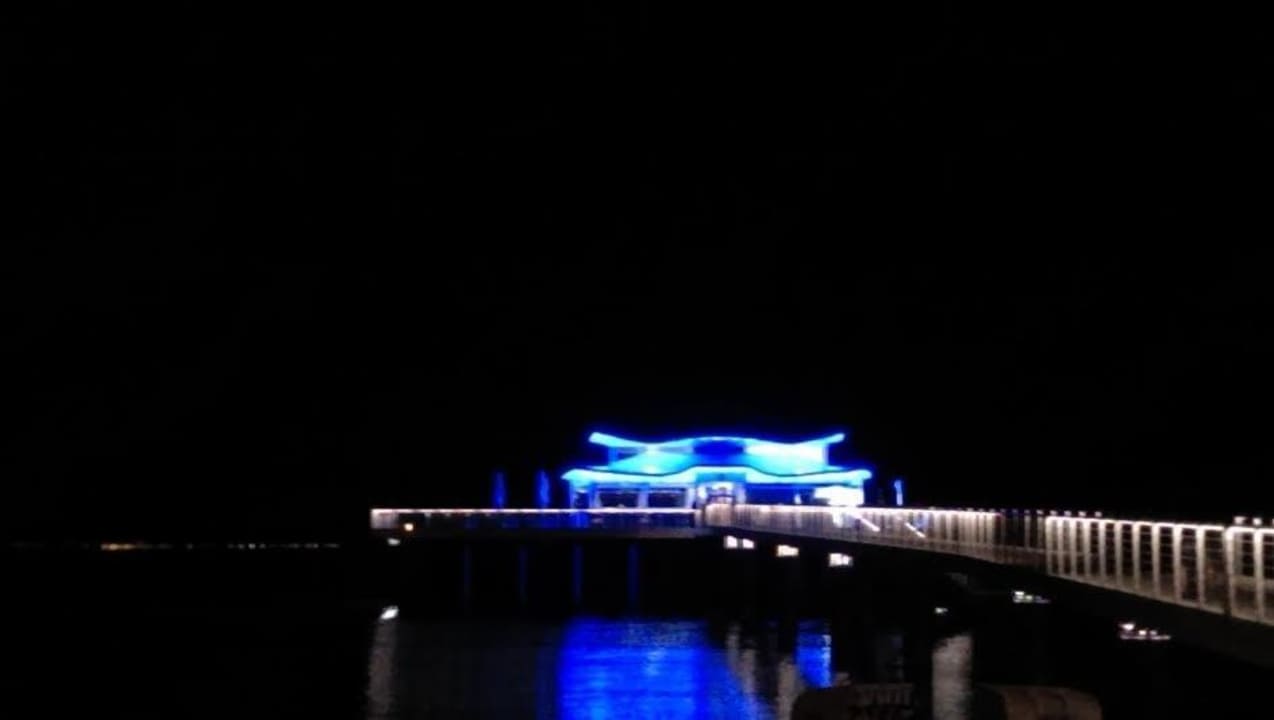 Bei Nacht Hotel Bellevue