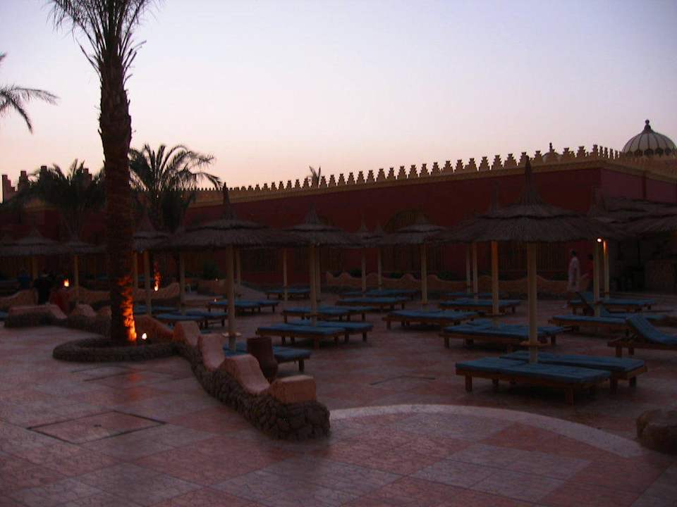 Blick aus unserem Zimmer Pickalbatros Alf Leila Wa Leila Resort - Neverland Hurghada