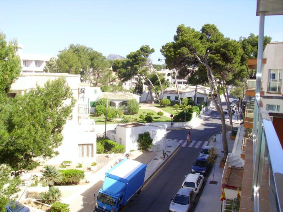 Blick vom Balkon Hotel Clumba