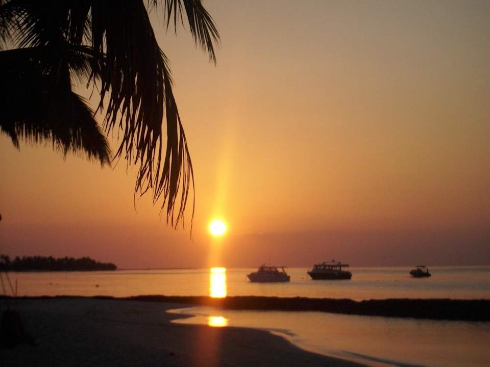 Sonnenuntergang Kuramathi Maldives
