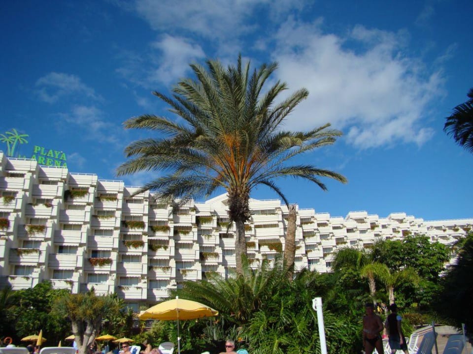 Vom Pool zum Haus Landmar Playa La Arena