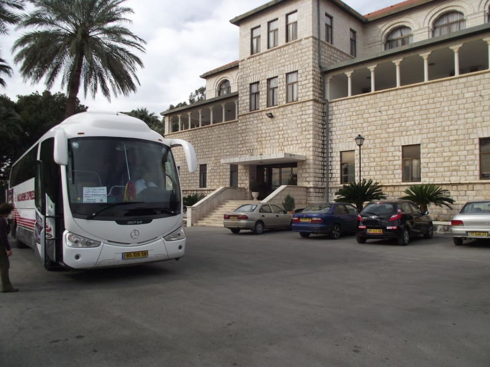 Aussenansicht des alten Hospizes Hotel A.N.S.M.I. Mount of Beatitudes