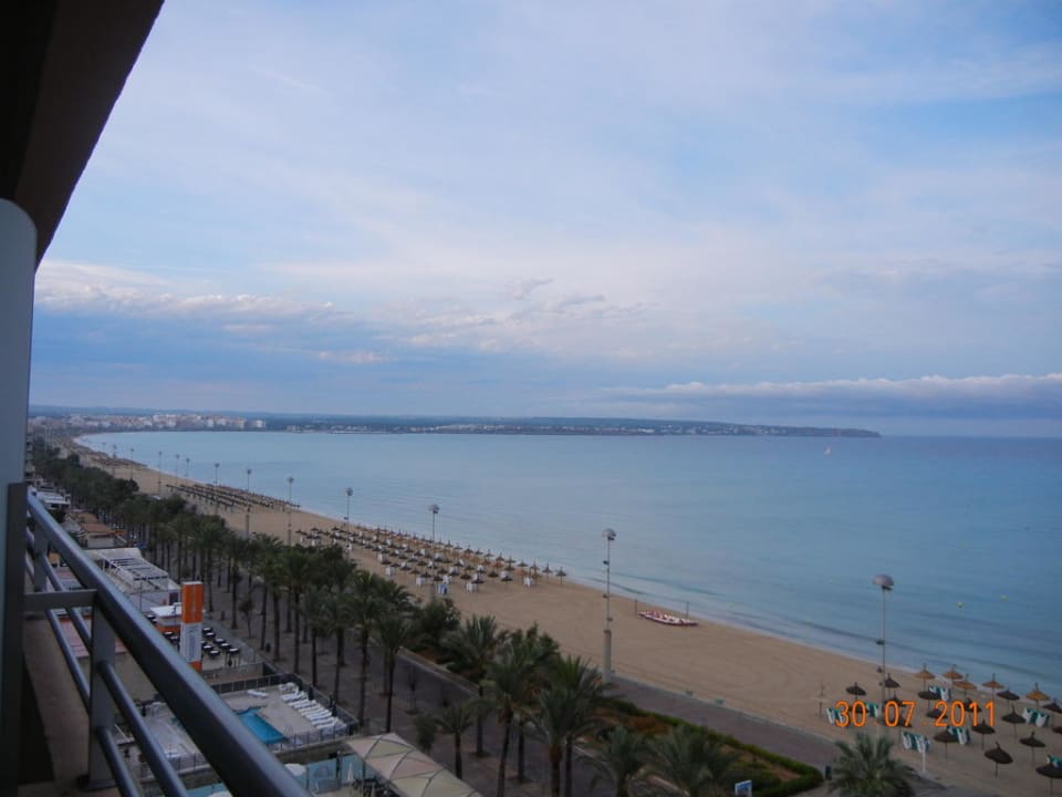 Ausblick aus dem Zimmer 815 allsun Hotel Pil-lari Playa