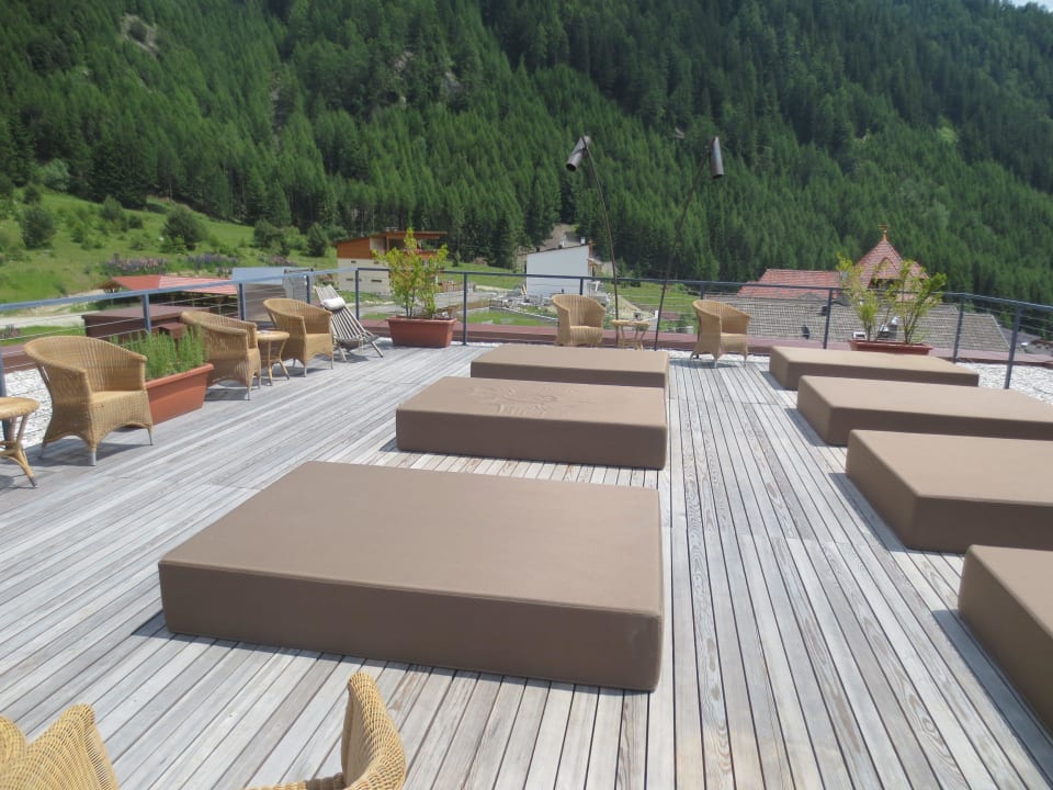 Dachterrasse Hotel Valserhof