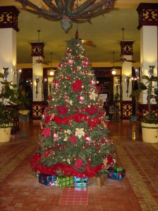 Weihnachtsdeko Hotel Riu Bambu