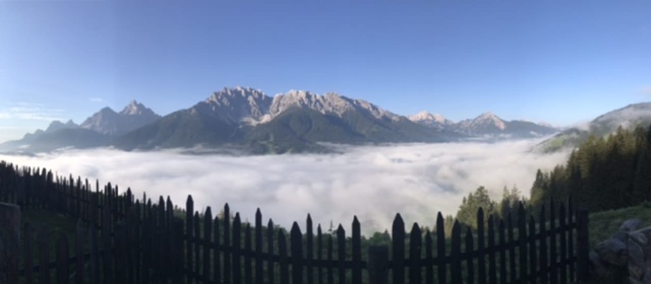 Ausblick Bergbauernhof Zwiglhof