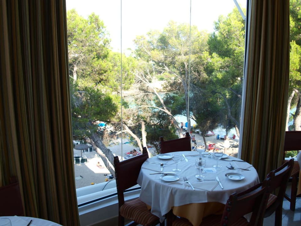 Ausblick vom Restaurant auf die Bucht Cala Gran Grupotel Rocador