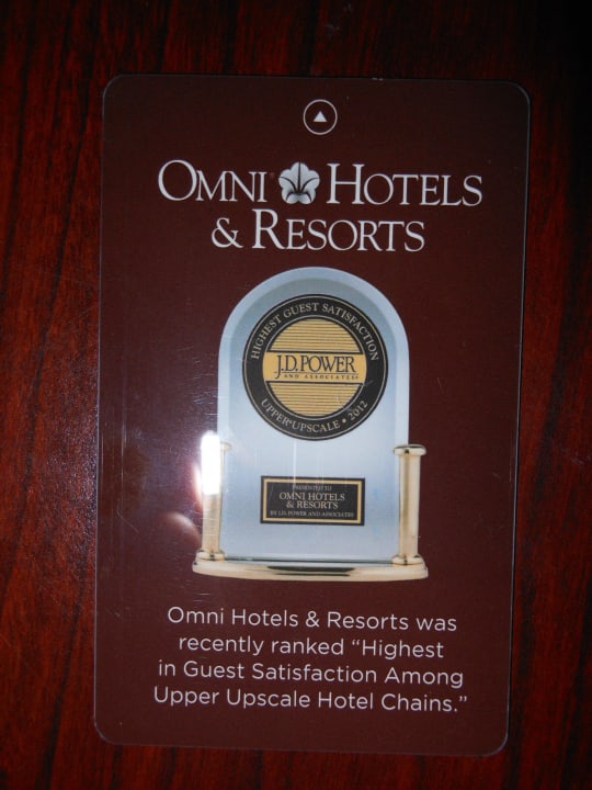 Auszeichnung des Hotels Omni Shoreham Hotel