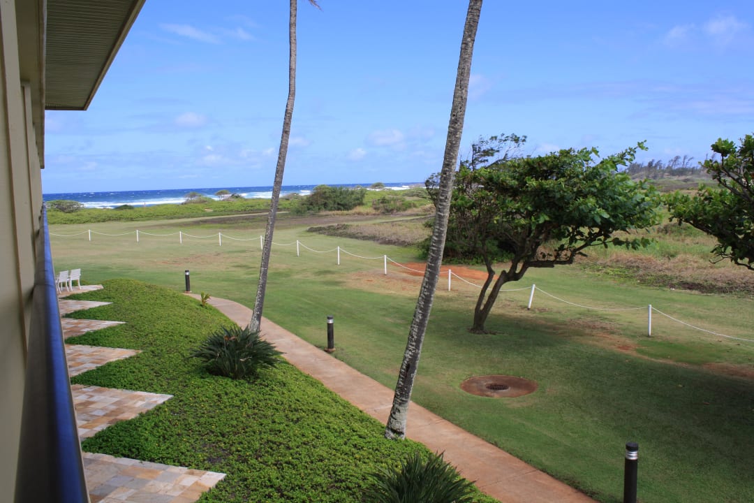Aussicht vom Zimmer-Balkon Aqua Kauai Beach Resort