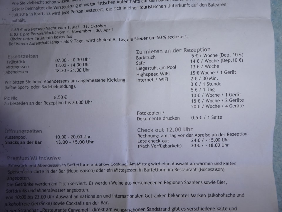 Sonstiges Universal Hotel Castell Royal