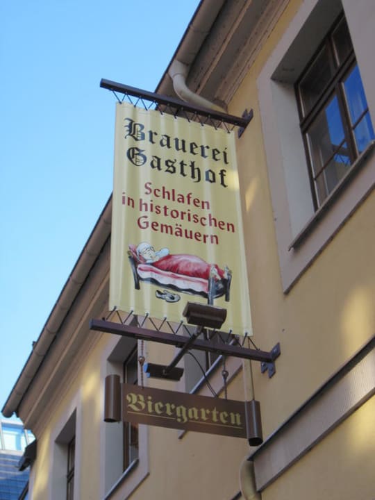 Schild Brauhaus Zwickau