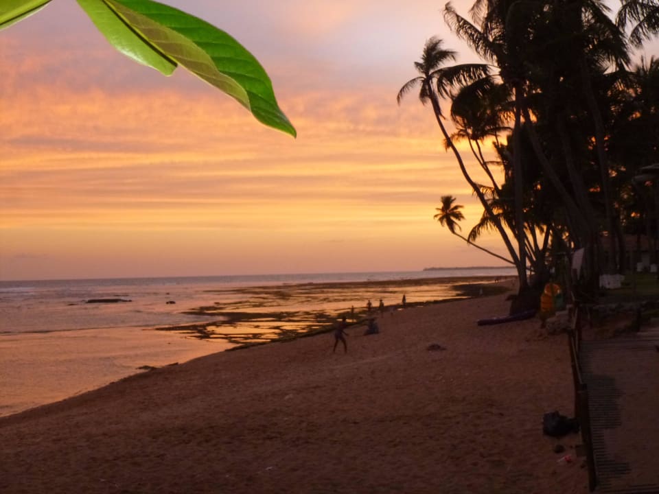 Strand am Abend Hotel Porto Zarpa