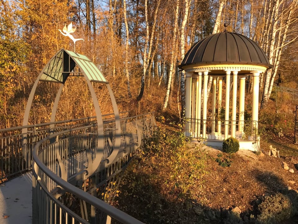 Gartenanlage Spirit & SPA Hotel Birkenhof am Elfenhain