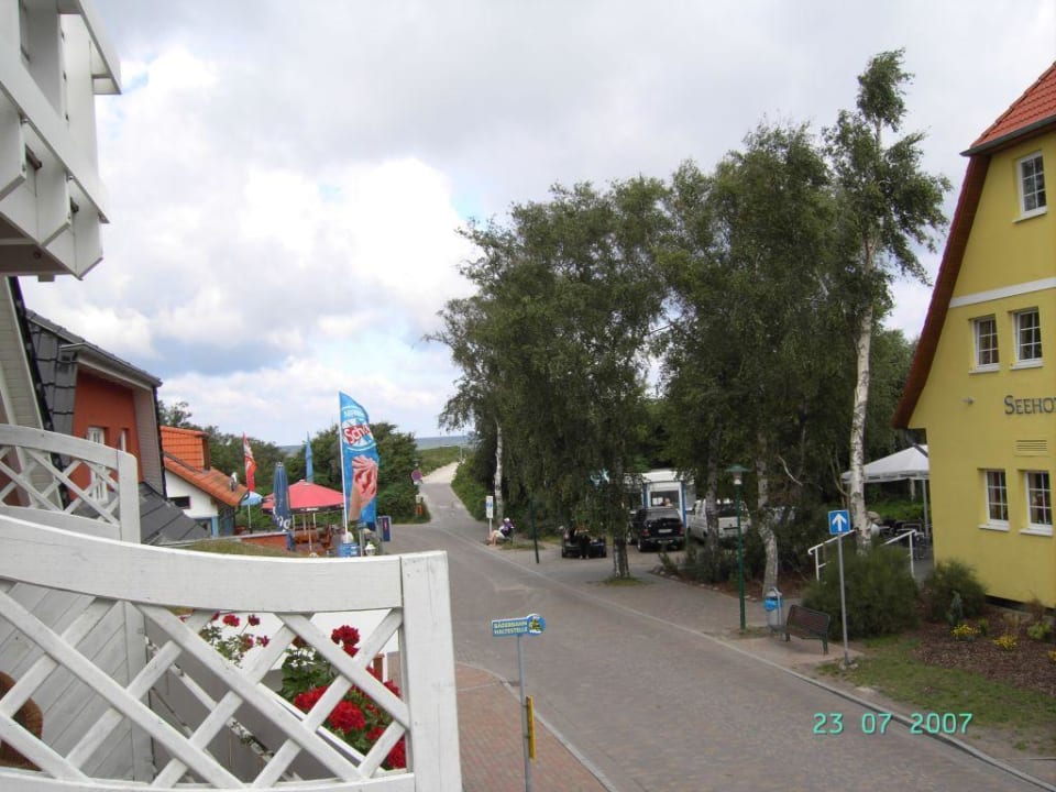 Blick zum Meer Strandhotel Deichgraf