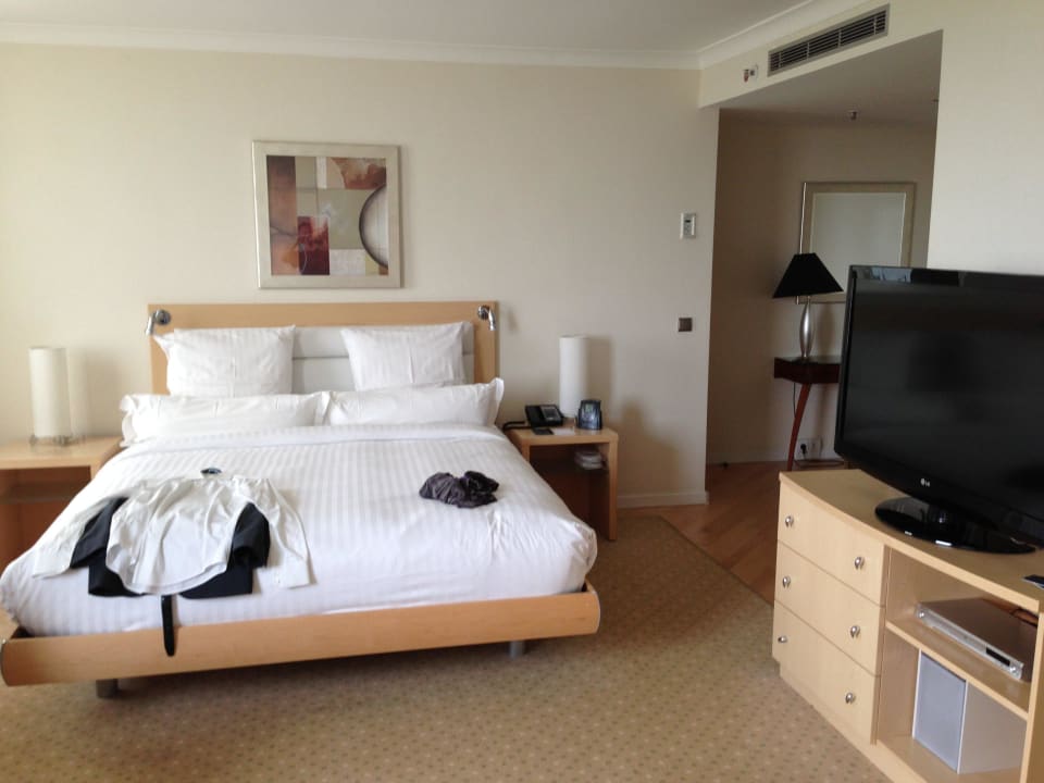 Schlafzimmer Executive Floor Hilton Düsseldorf