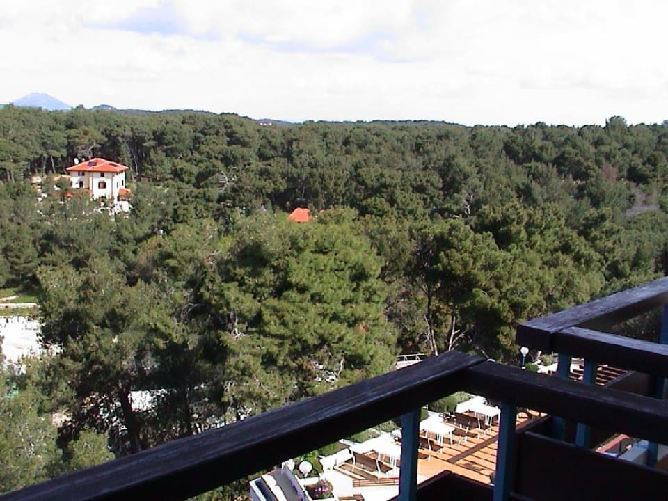 Blick vom Balkon - oberste Etage Hotel Aurora