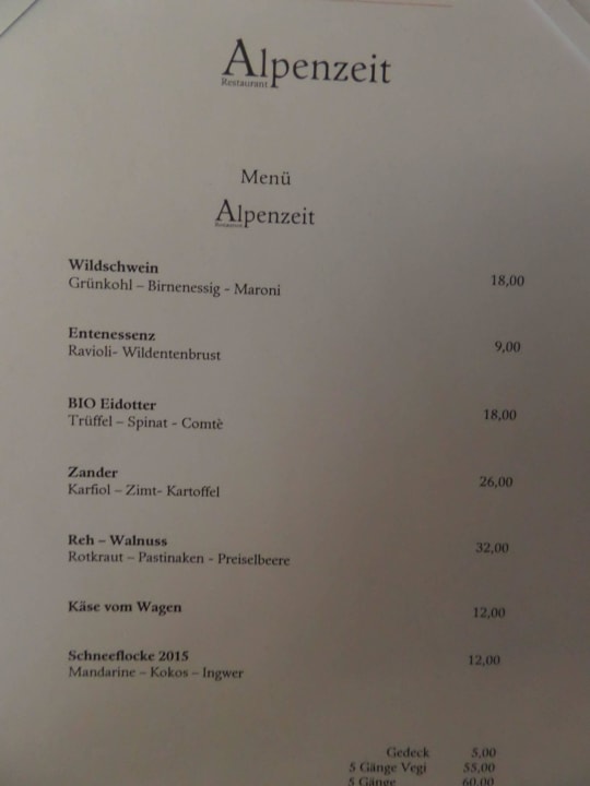 À la carte-Restaurant "Alpenzeit" aja Bergresort Werfenweng