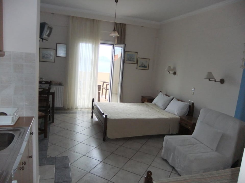 Das Schlafzimmer, hell und sauber Hotel Philip