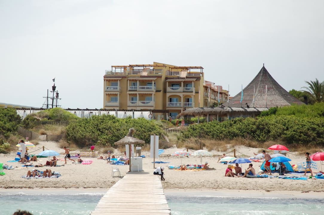 Hotelansich vom Strand  Zafiro Bahia