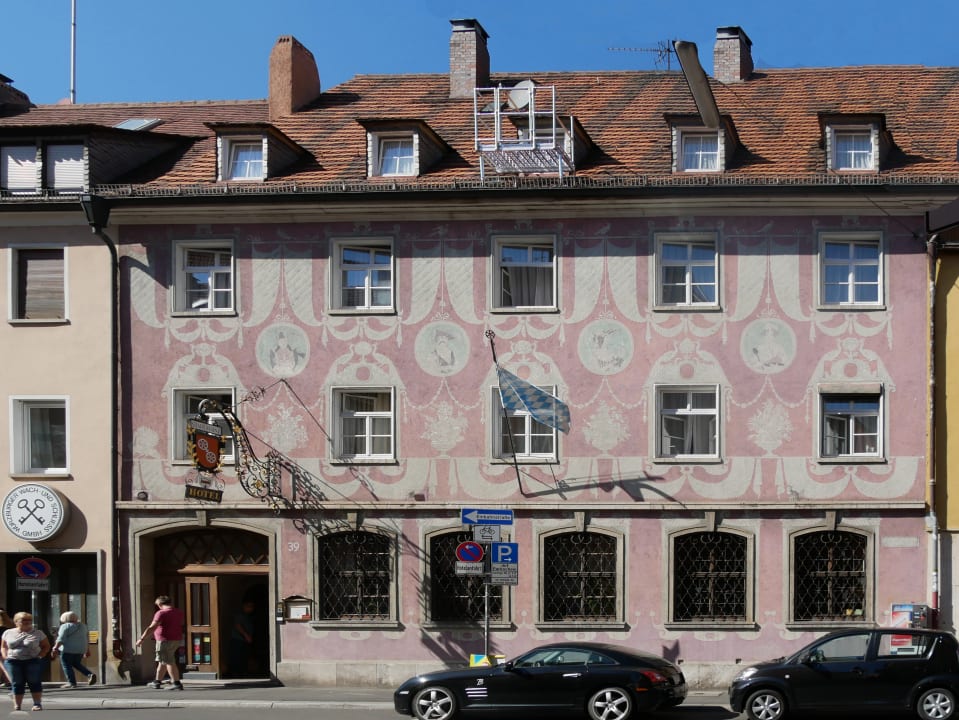 Außenansicht Fränkischer Hotelgasthof Zur Stadt Mainz