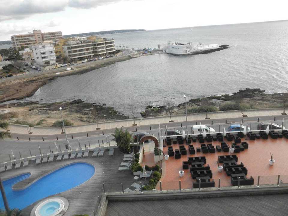 Blick vom Balkon AluaSoul Palma