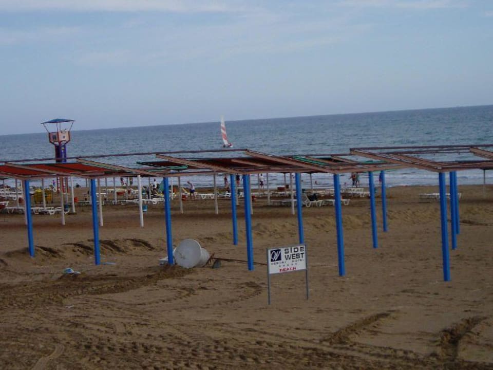 Blick auf den Hotelstrand FUN&SUN Smart Hane Sun Hotel