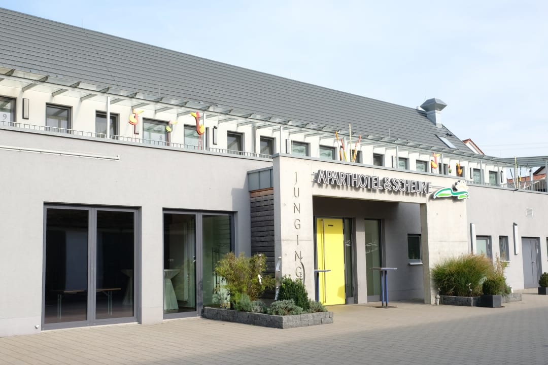Außenansicht Jungingers Aparthotel