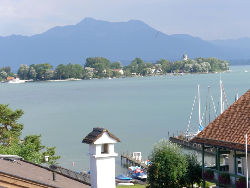 Herrlicher Blick vom Balkon Gästehaus Heistracher