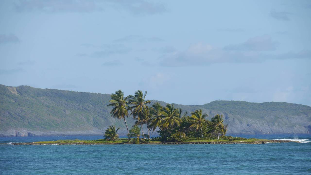Insel vor Hotel Wyndham Alltra Samana