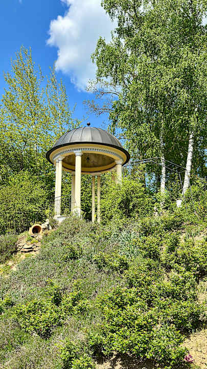 Gartenanlage Spirit & SPA Hotel Birkenhof am Elfenhain